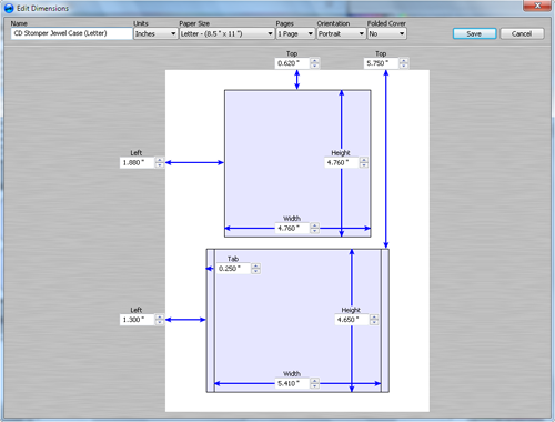 CD Case Size And Dimensions CD Tray Templates